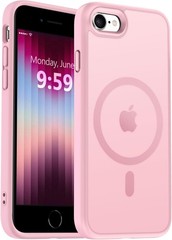 Strong Magnetic for iPhone SE Case 2022/iPhone SE 2020 Case/iPhone 7 Case Pink