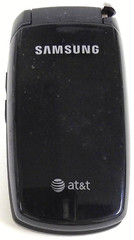 Samsung SGH-A137 – Navy Blue and Black ( AT&T ) Small Cellular Flip Phone – READ