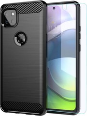 For Moto One 5G Ace Motorola / UW Ace Blue Armor Case Dual Layer Heavy-Duty