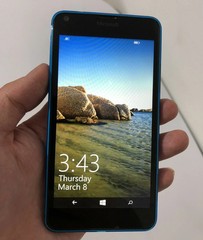 Nokia Microsoft Lumia 640 Cricket Cell Phone Touch Screen Blue FOR PARTS/REPAIR