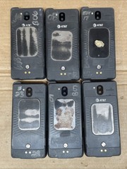 LOT OF 6 Sonim XP10 | Black | AT&T | FRPLOCK | NO POWER | FOR PARTS | READ