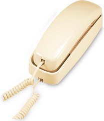 AT&T 210 Basic Trimline Corded Phone, No AC Power Required Wall-Mountable Black