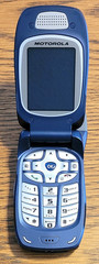 Motorola i760 – Blue and Silver ( Nextel ) Rare iDEN Flip Phone w/ 3 Games