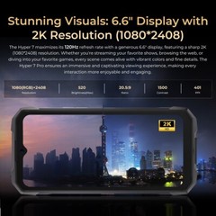 HOTWAV Hyper 7 5G Outdoor Smartphone Ohne Vertrag 20GB+256GB 6.6” Dual SIM Phone