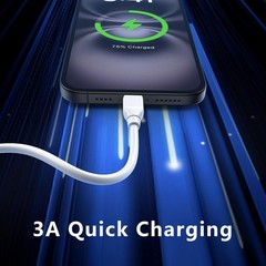 3-Pack 60W USB-C Fast Charger Adapter for Galaxy S25 S24 S23 1ft