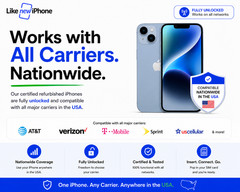 Apple iPhone 14 128GB 256GB Midnight Blue Factory Unlocked 100% Battery