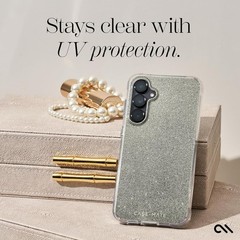 Samsung Galaxy S23 FE 5G Case [6.4″] [12ft Drop Protection] Sheer Crystal Gold
