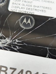 Motorola Moto G7 Plus – For Parts, Shattered, Not Working