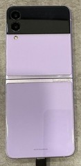 Samsung Galaxy Z Flip 3 256GB Purple, UNLOCKED, Black stained screen