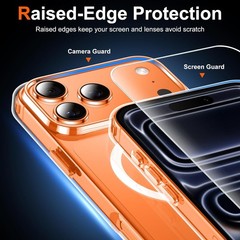 Magnetic for Iphone 17 Pro Max Case [Compatible with Magsafe] Translucent Matte