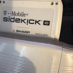 T-Mobile Sharp Sidekick iD PV150 Slider Cell Phone White Not Tested for parts