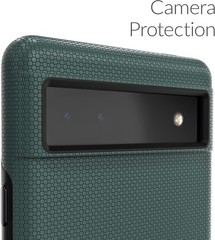 Dual Layer Shockproof Case for Google Pixel 6a (6.1 inch) – Forest Green Color