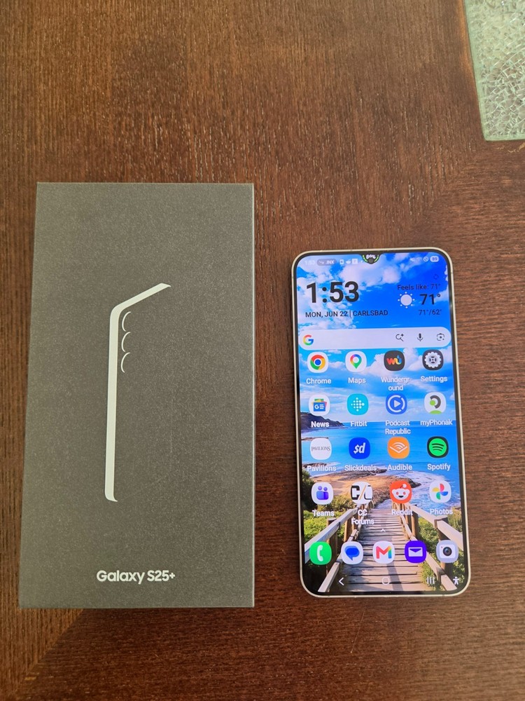 Samsung Galaxy S25+ (SM-S936U) – Silver Shadow – Unlocked