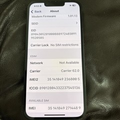 Excellent Condition Apple iPhone 16e – 128 GB – Black Fully Unlocked 97% Battery
