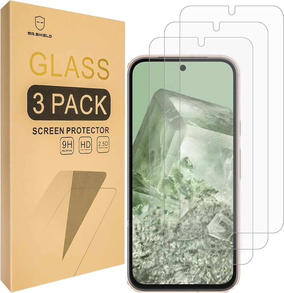 3PCS Tempered Glass Screen Protector for Google Pixel 8a 9H Hardness