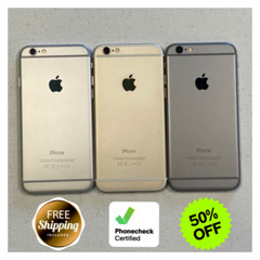 Apple iPhone 6 – 16GB/64GB/128GB, Unlocked, Silver/Gold/Space Gray