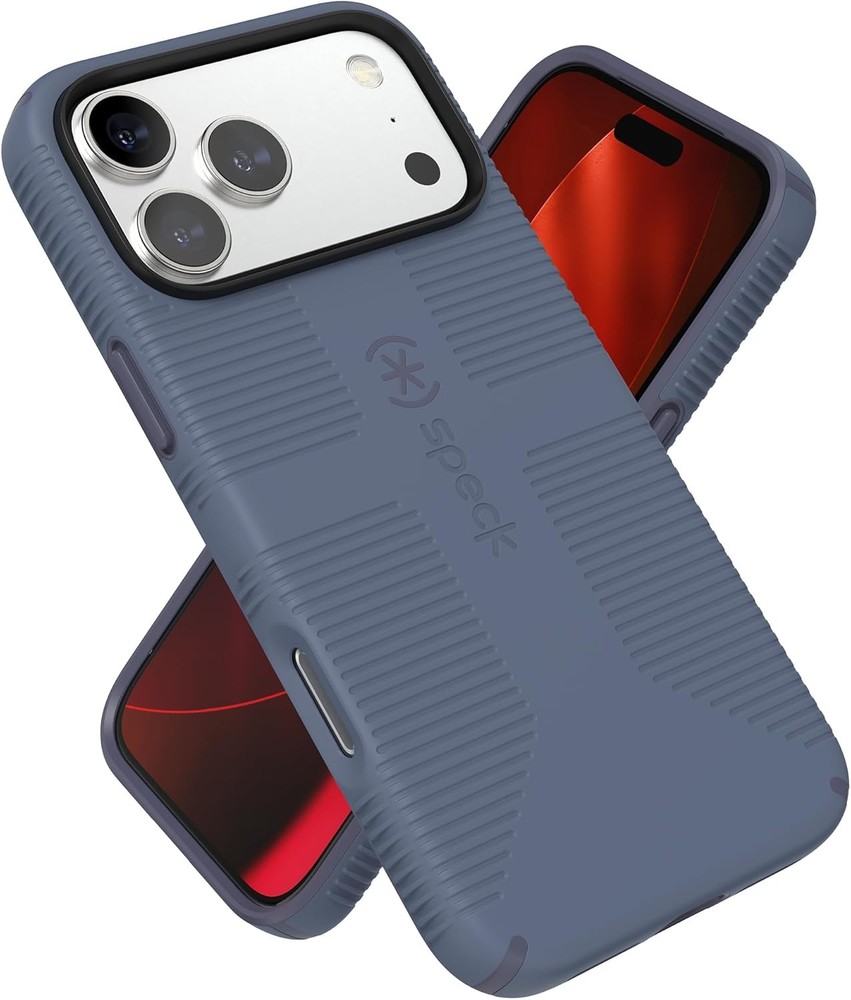 Speck CANDYSHELL Grip Case for iPhone 17 Pro Max – Mystery Blue/Faded Denim