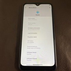 Motorola Moto E7 (2020) XT2052DL Blue 32GB Tracfone