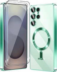 Magnetic Glossy Case for Samsung Galaxy S25 Ultra with Screen & Camera Protector