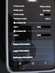 (StraightTalk) Samsung Galaxy A16 5G SM-S166V(GP) 128GB Blue Black – Excellent