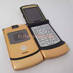 Motorola RAZR V3 Unlocked Flip GSM 850 /900 /1800 /1900 Bluetooth Mobile Phone