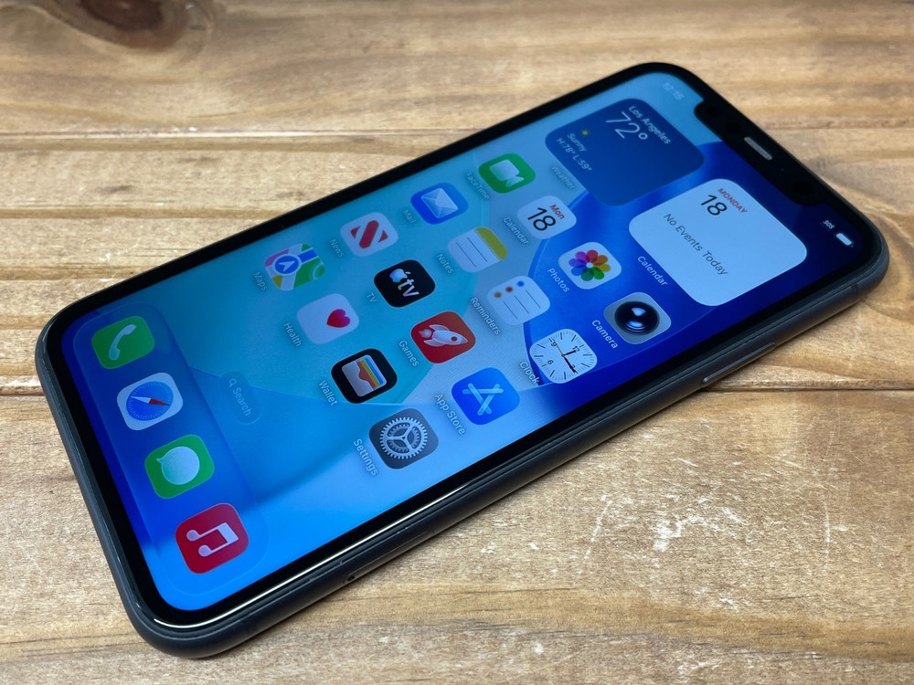 Apple iPhone 11 – 64GB – Black (Unlocked) A2111 (CDMA + GSM) Works – 79% Bat