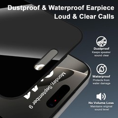2+2PCS 360 Degree Privacy Screen Protector for iPhone 17 Pro Max 4-Way Anti-Spy