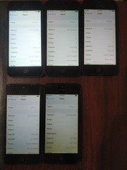 Lot of 5 Apple iPhone 5 32GB (1pc) 16GB(4pcs) A1428 / A1429 Gray