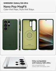 Case for Galaxy S26 Ultra for MagSafe Fast Wireless Charging AVO Green 78 charac