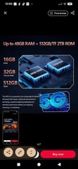 OUKITEL WP55 Pro 5G Rugged Phone 48GB RAM 512GB Android 15 11000mAh NFC Unlocked