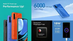 Unlocked Xiaomi Redmi 9T 128GB ROM 6.53″ Global version Black / Blue Unopened