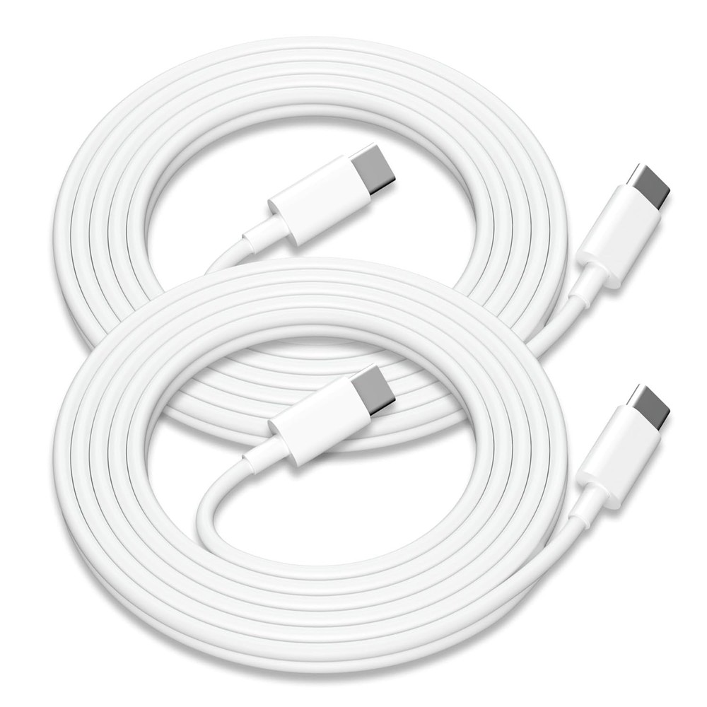 2 Pack 60W USB-C Fast Charger Adapter for iPhone 17/16 6ft