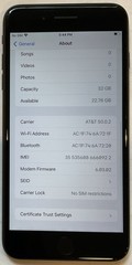 TESTED USED GSM UNLOCKED, iPhone 7 PLUS, 32GB A1784 MNQR2LL/A WITH 77% BATTERY