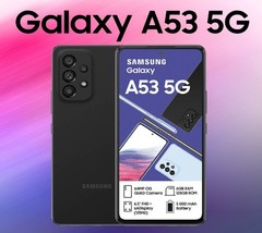 Unlocked Samsung Galaxy A53 5G SM-A536B/DS 6GB+128GB 64MP New Sealed Multicolor