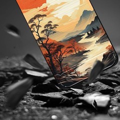 Samsung Galaxy A15 Brushed Texture Case, Ultra-Thin Soft TPU Phone Cover 6.5″