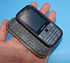 Samsung Gravity TXT SGH-T379 – Charcoal & Yellow Rare Phone + BOX & bumper &docs