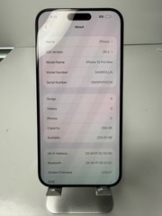 Apple iPhone 15 Pro Max A2849 (Unlocked) 256GB Blue Titanium (Excellent)