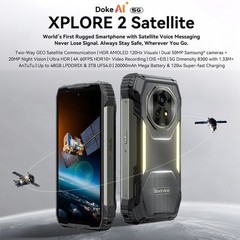 Blackview XPLORE 2 Satellite 5G Rugged Phone Android 15 Mobile 256G 1TB 20000mAh
