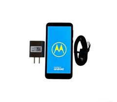 Motorola Moto E6 XT2005DL 16GB Black TracFone Android 9 Smart Phone Grade A,