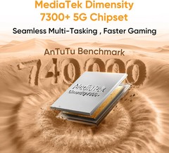 realme 15 (Silver, 256GB) (8 GB RAM) Mediatek Dimensity 7300+ 5G Global version