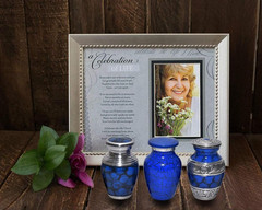 Small Cremation Urns for Human Ashes | Set of 6 | 3 Cubic Inches | Mini Keepsake