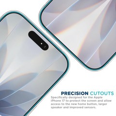 iPhone 17 6.3 Inch Screen Protector 4 Pack – HD Clear Film, Easy to Install, Pre