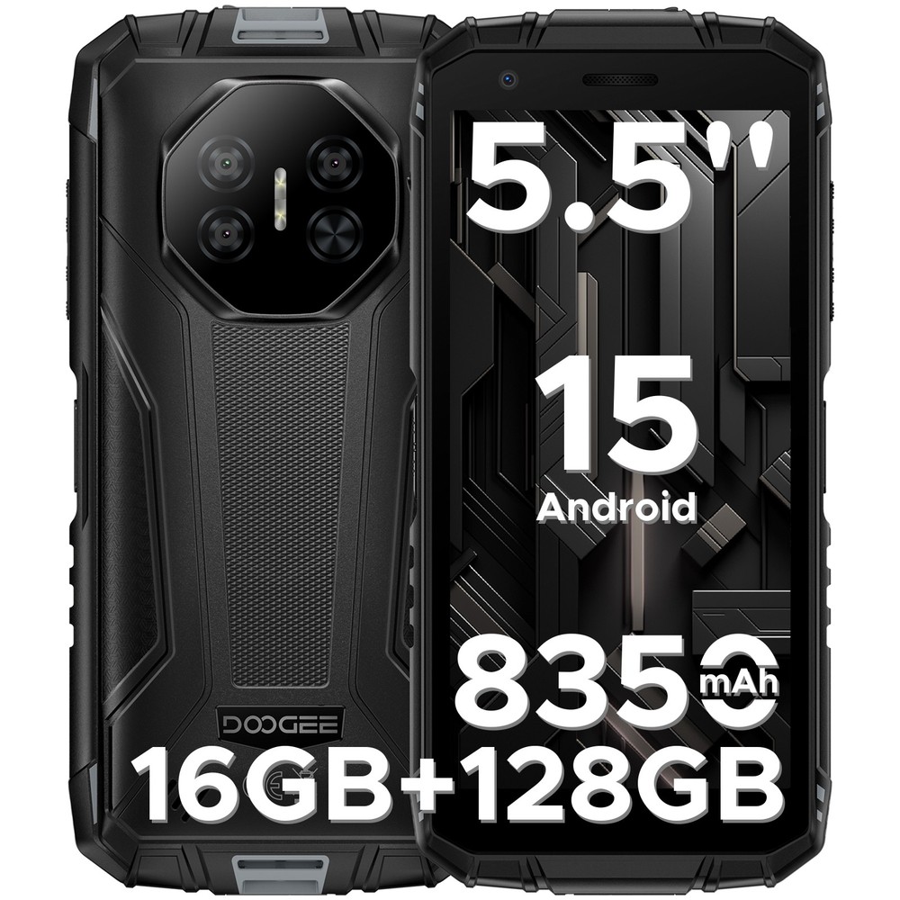DOOGEE Fire3Pro Rugged Smartphone Android 15 16GB+128GB Cell Phone 8350mAh NFC