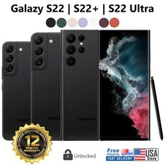 Samsung Galaxy S23 Ultra/S22 Ultra/S21 Ultra 128GB Unlocked All Carrier Phone