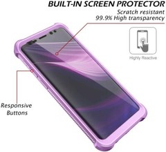For Galaxy S9 Case with Screen Protector Military Grade 360 Full Body Case
