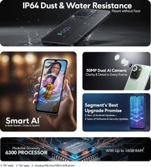 POCO C85 (Black, 128 GB 6GB RAM) Dimensity 6300 Processor Global Version.