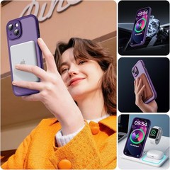 Translucent Matte Phone Case for iPhone 13 6.1 inch, Full Camera Protection