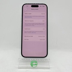 Broken Unlocked Apple iPhone 15 128GB 26.3.1 MTLY3LL/A Read