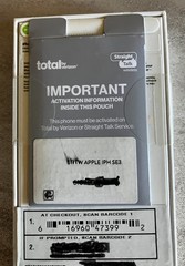 Apple iPhone SE SE3 3rd gen A2595 64GB Black Total Wireless / Straight Talk