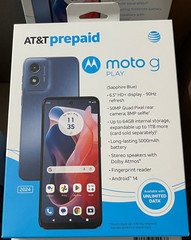 Motorola Moto G Play 5G 2024 6.5″ 64 GB 4GB RAM AT&T Prepaid Smartphone 50MP GSM